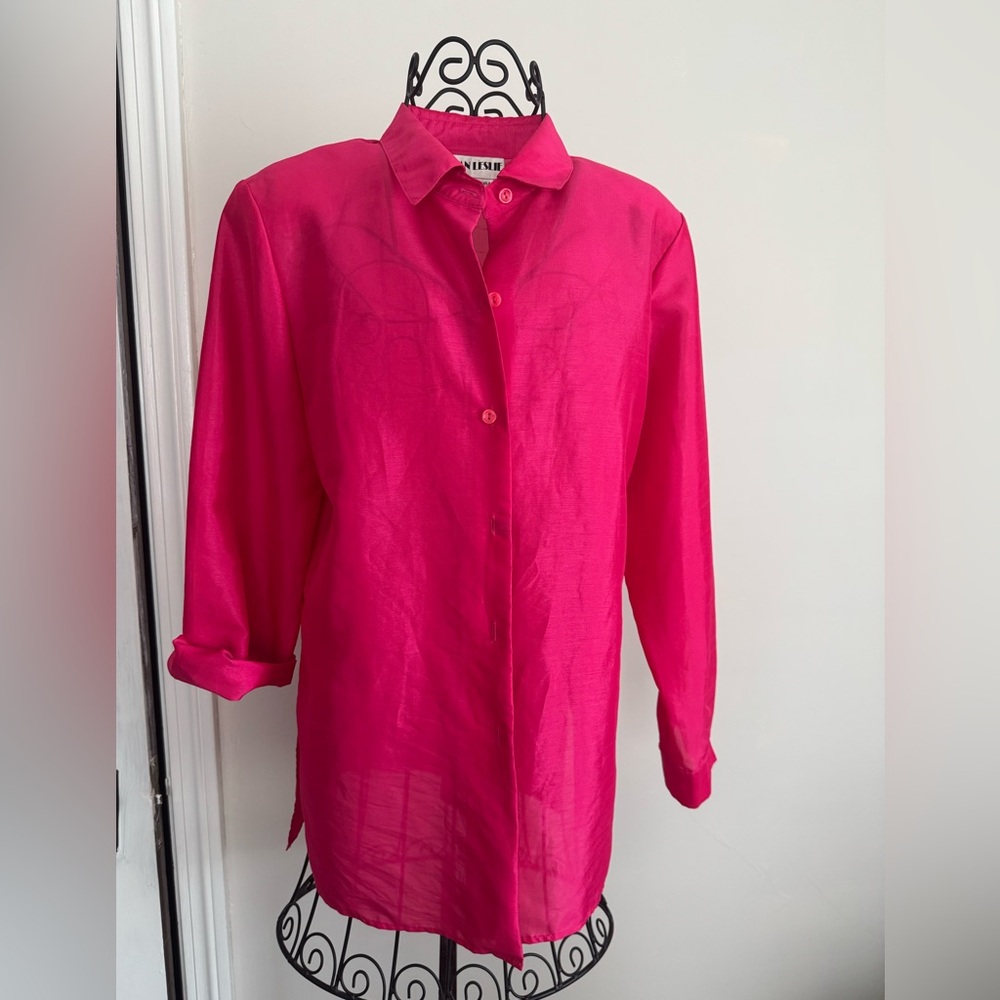 Joan Leslie Fuchsia Blouse